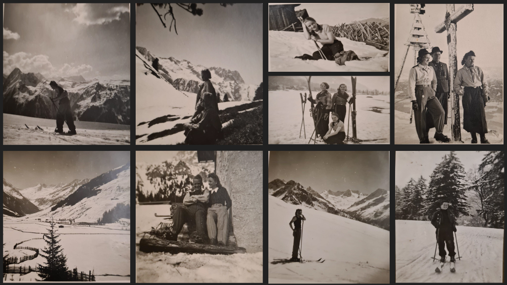 Family ski archive, early-to-mid 20th century, Tyrol